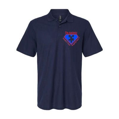 I'm Autistic What's Your Super Power Softstyle Adult Sport Polo