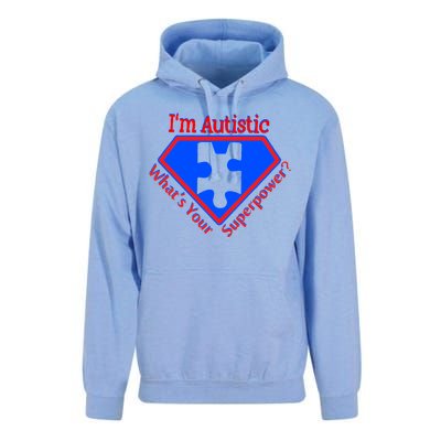 I'm Autistic What's Your Super Power Unisex Surf Hoodie