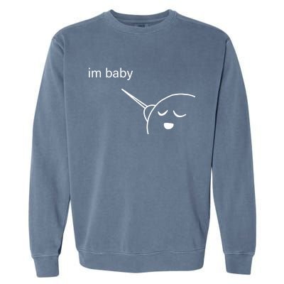 Im Baby Meme Garment-Dyed Sweatshirt