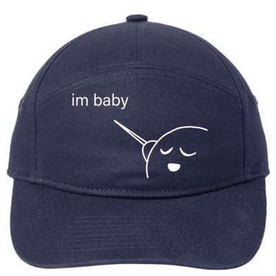 Im Baby Meme 7-Panel Snapback Hat