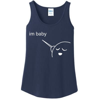 Im Baby Meme Ladies Essential Tank