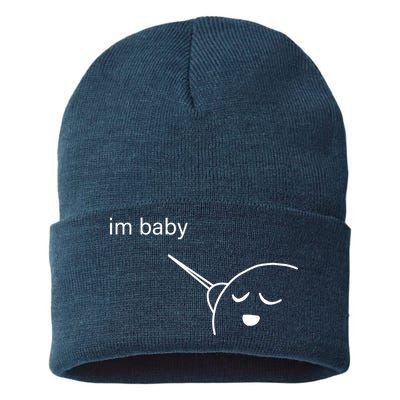 Im Baby Meme Sustainable Knit Beanie