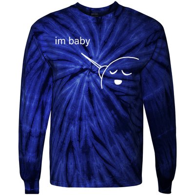 Im Baby Meme Tie-Dye Long Sleeve Shirt