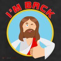 I'm Back Funny Easter Jesus He is Risen 11oz C Handle Ceramic Mug