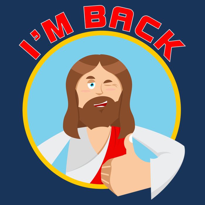 I'm Back Funny Easter Jesus He is Risen Bag
