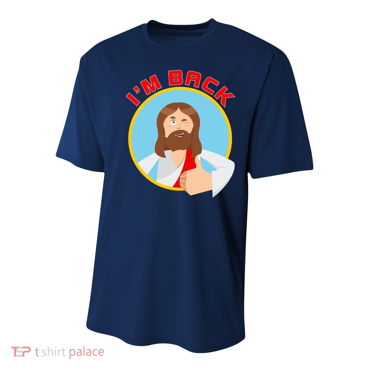 I'm Back Funny Easter Jesus He is Risen Youth Performance Sprint T-Shirt