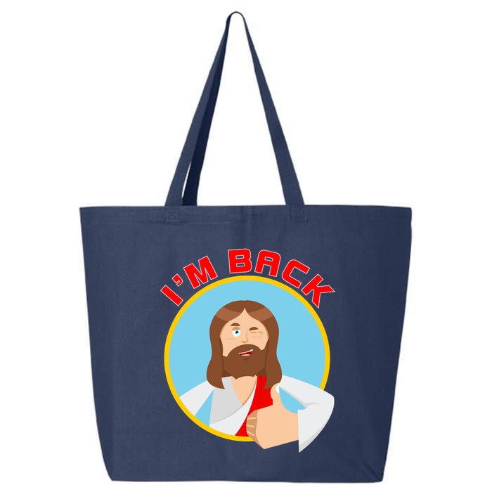 I'm Back Funny Easter Jesus He is Risen 25L Jumbo Tote