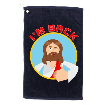 I'm Back Funny Easter Jesus He is Risen Golf Towel