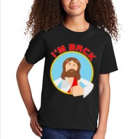 I'm Back Funny Easter Jesus He is Risen Kids T-Shirt