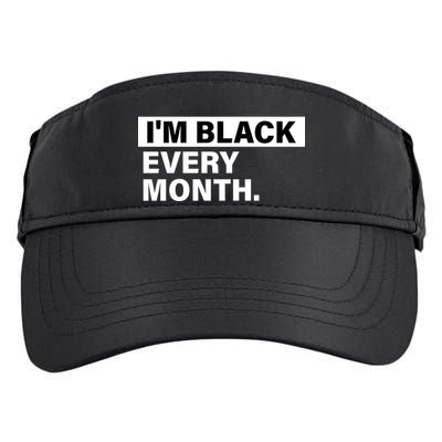 I'm Black Every Month Adult Drive Performance Visor