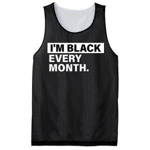 I'm Black Every Month Mesh Reversible Basketball Jersey Tank