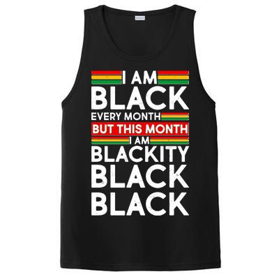 I'm Black Every Month Proud Black American PosiCharge Competitor Tank