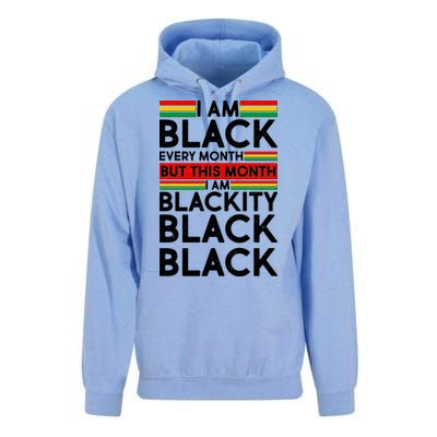 I'm Black Every Month Proud Black American Unisex Surf Hoodie