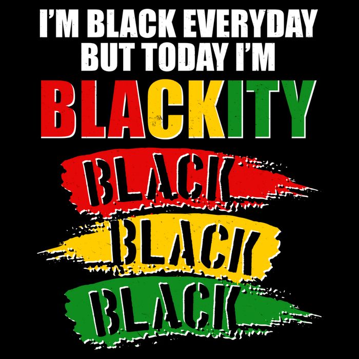 I'm Black Everyday But Today I'm BLACKITY Black Traditional Colors  Cooling Performance Crew T-Shirt