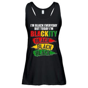 I'm Black Everyday But Today I'm BLACKITY Black Traditional Colors  Ladies Essential Flowy Tank