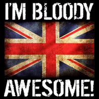 I'm Bloody Awesome British Union Jack Flag City Backpack