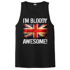 I'm Bloody Awesome British Union Jack Flag PosiCharge Competitor Tank