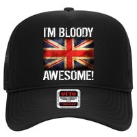 I'm Bloody Awesome British Union Jack Flag Trucker Hat