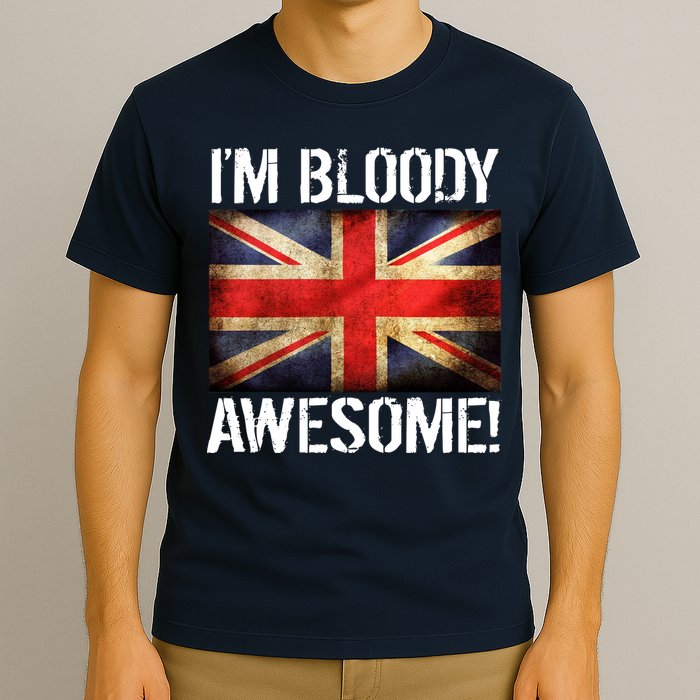 I'm Bloody Awesome British Union Jack Flag T-Shirt