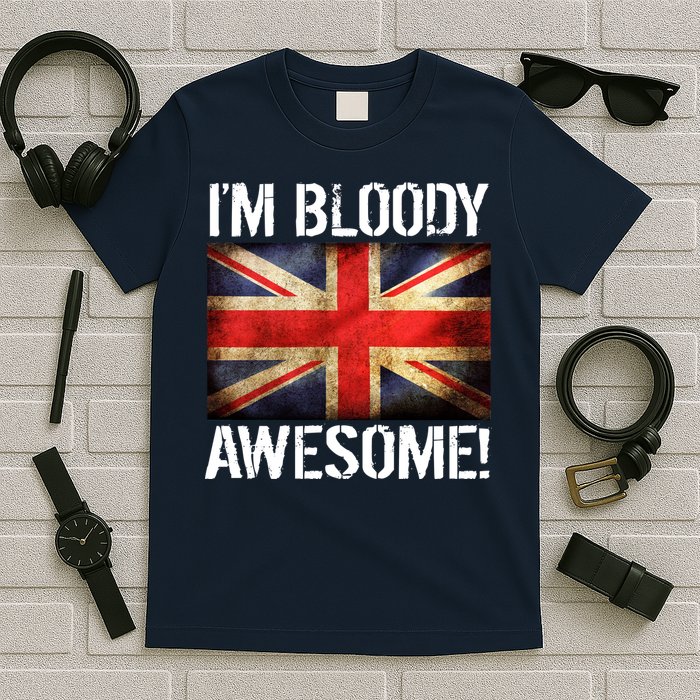 I'm Bloody Awesome British Union Jack Flag T-Shirt