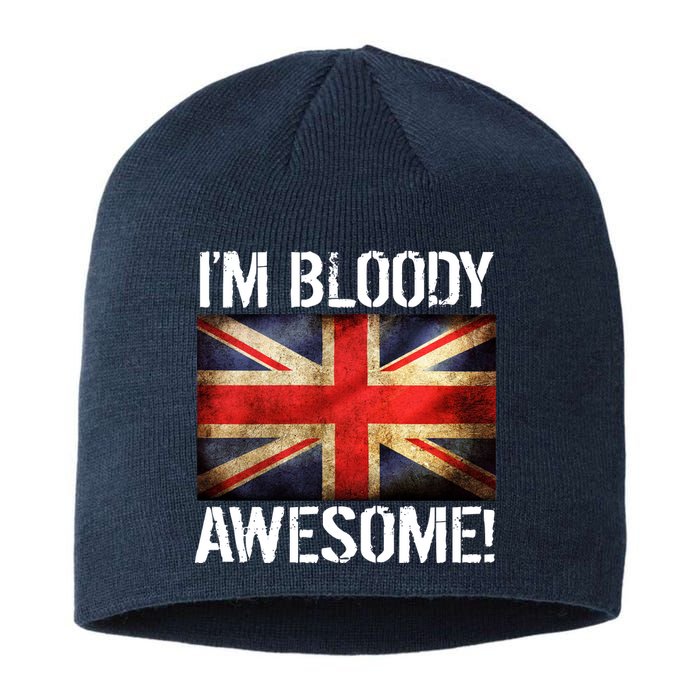 I'm Bloody Awesome British Union Jack Flag Sustainable Beanie