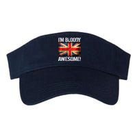 I'm Bloody Awesome British Union Jack Flag Valucap Bio-Washed Visor