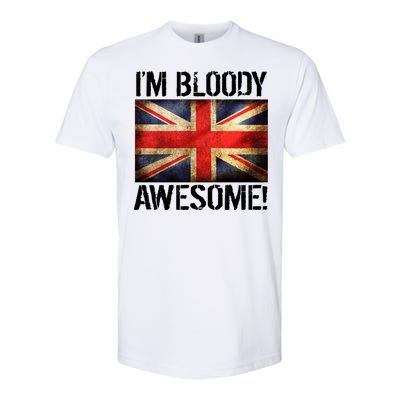 I'm Bloody Awesome British Union Jack Flag Softstyle® CVC T-Shirt