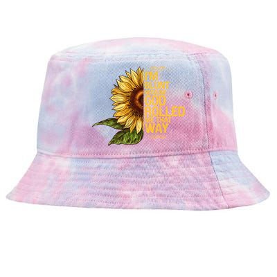 I'm Blunt Because God Rolled Me That Way Tie-Dyed Bucket Hat