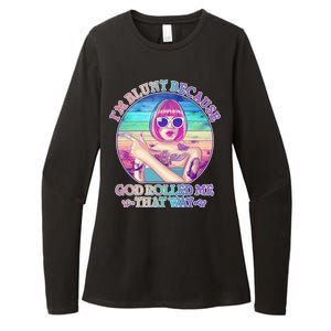 I'm Blunt Because God Rolled Me That Way Retro Tattoo Womens CVC Long Sleeve Shirt