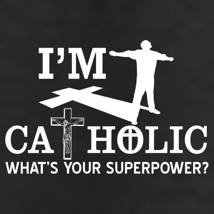 I'm Catholic Whats Your Superpower? Adult Drive Performance Visor