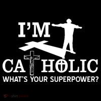 I'm Catholic Whats Your Superpower? Flatbill Hat