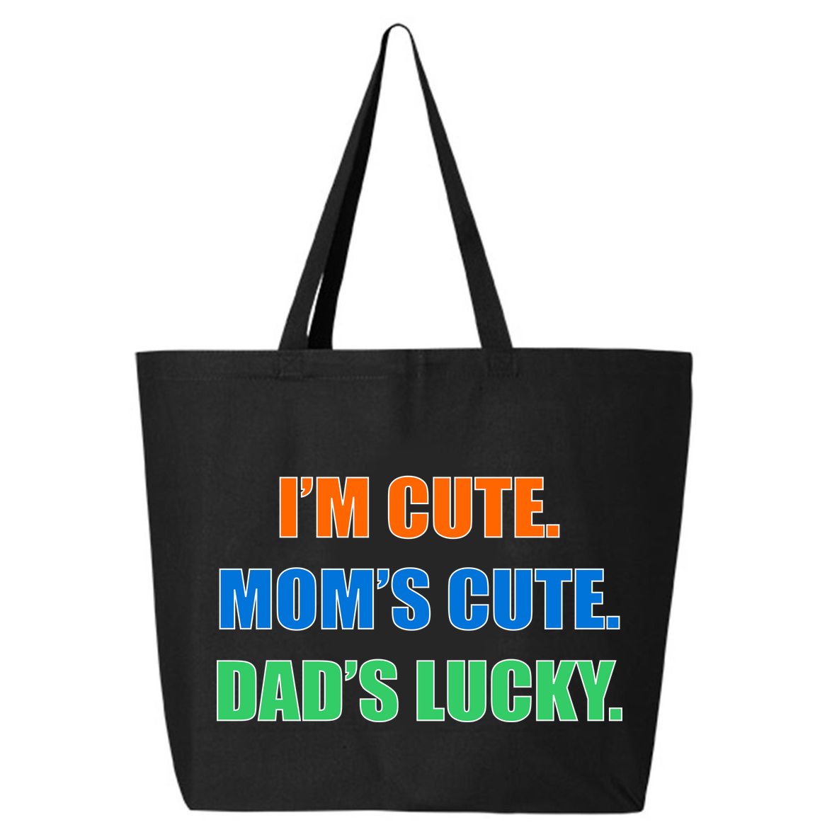I'm Cute Mom's Cute Dad's Lucky 25L Jumbo Tote