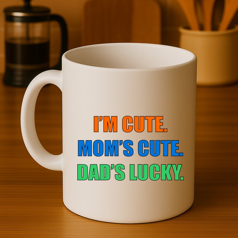 I'm Cute Mom's Cute Dad's Lucky Mug