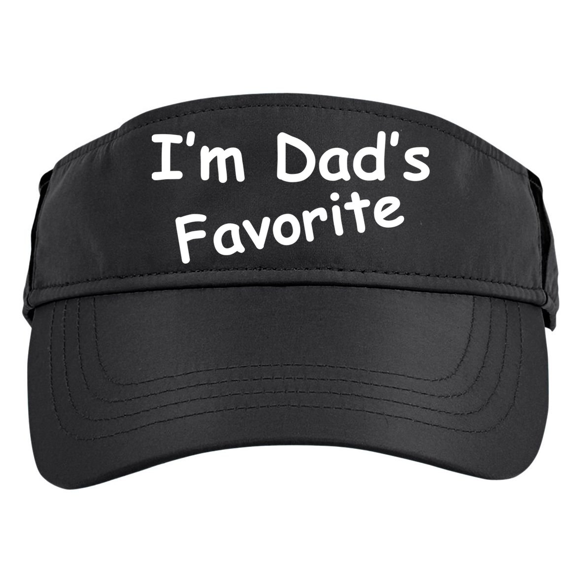 I'm Dad's Favorite Adult Drive Performance Visor