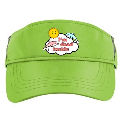 I'm Dead Inside Dolphins Adult Drive Performance Visor