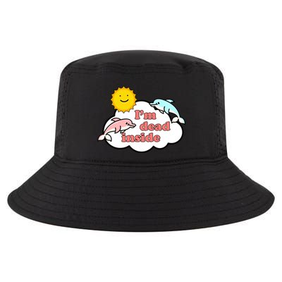 I'm Dead Inside Dolphins Cool Comfort Performance Bucket Hat