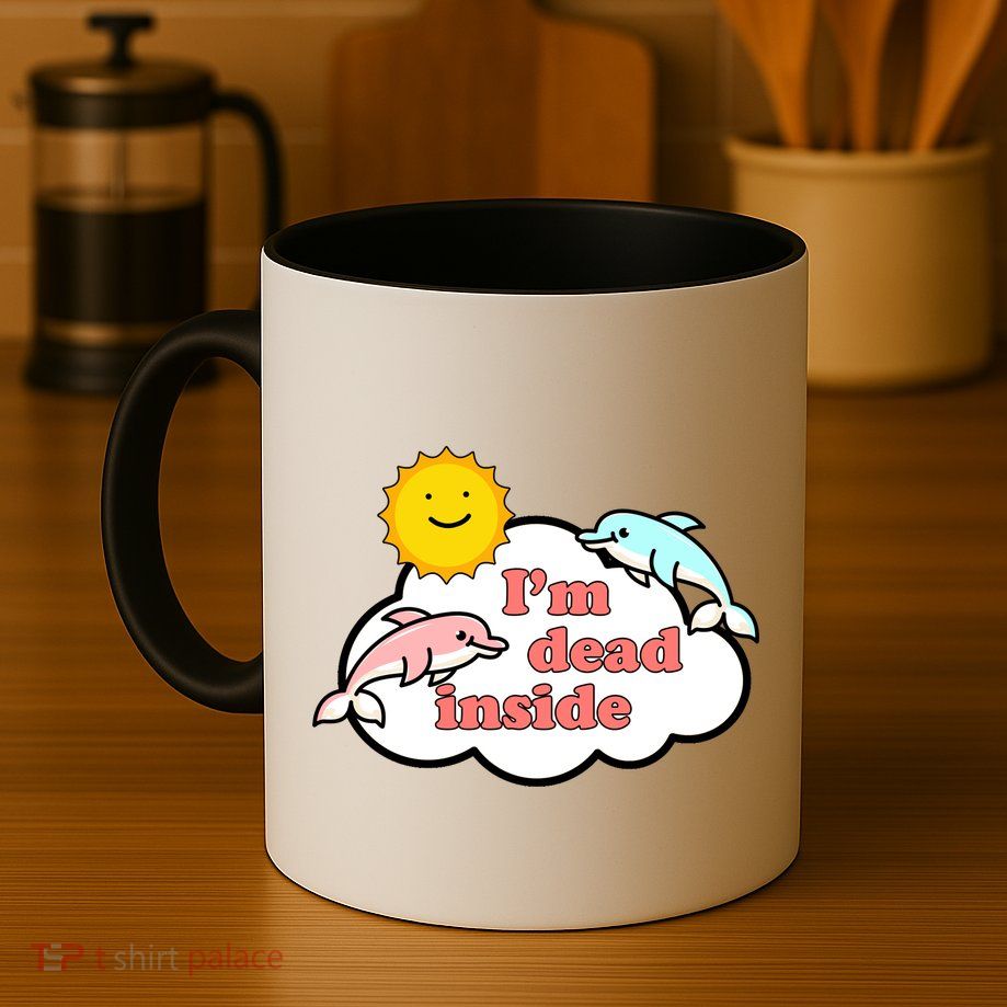 I'm Dead Inside Dolphins Mug