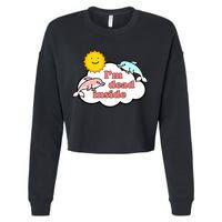 I'm Dead Inside Dolphins Cropped Pullover Crew