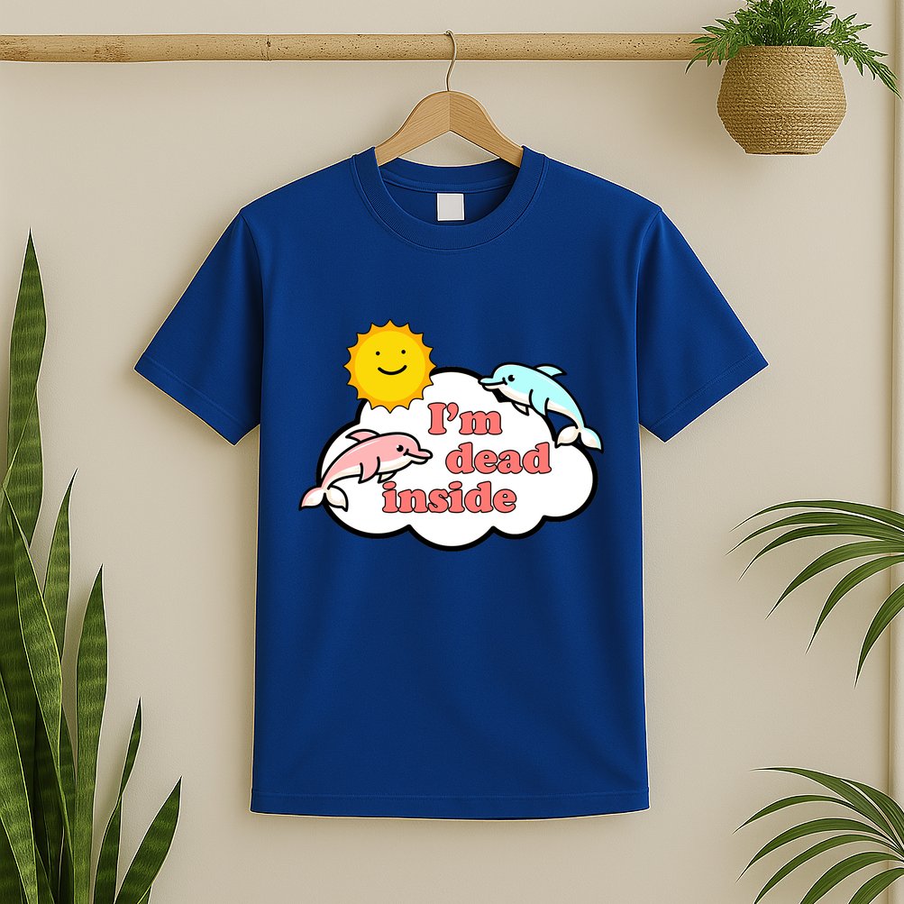 I'm Dead Inside Dolphins T-Shirt
