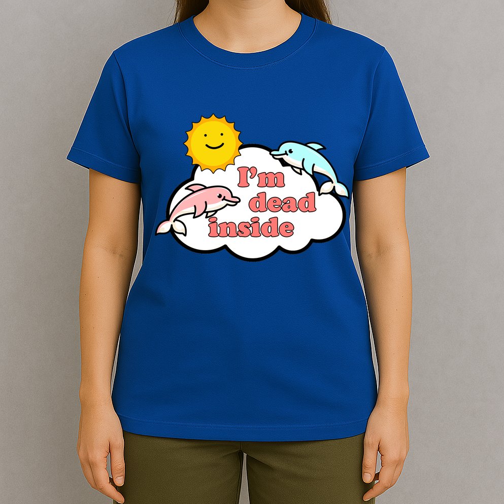 I'm Dead Inside Dolphins T-Shirt