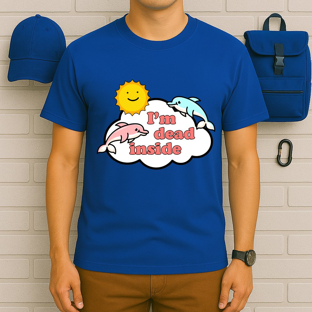 I'm Dead Inside Dolphins T-Shirt