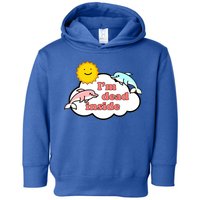 I'm Dead Inside Dolphins Toddler Hoodie