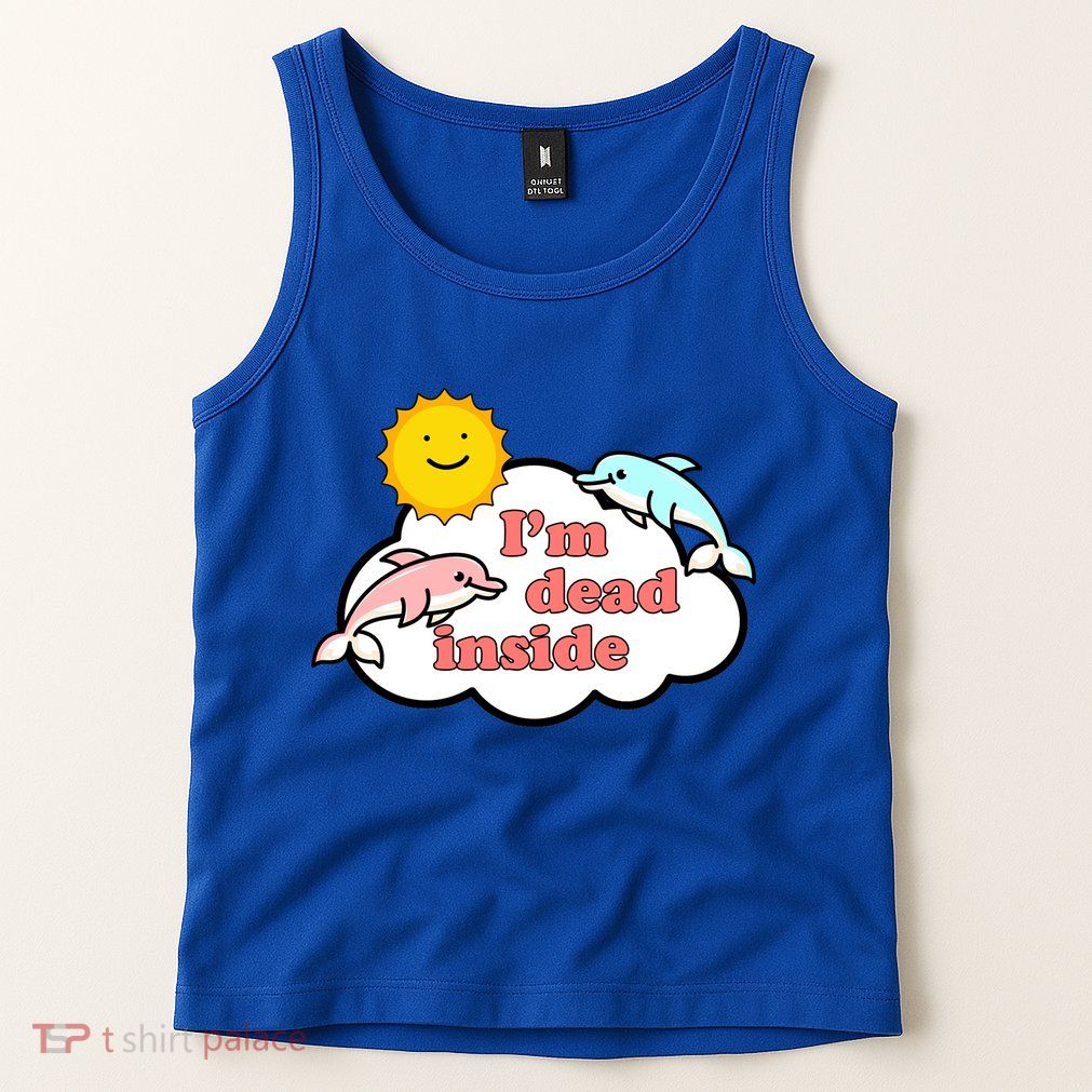 I'm Dead Inside Dolphins Tank Top