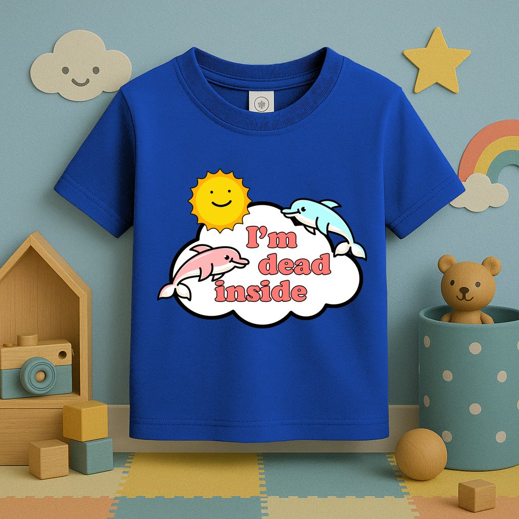 I'm Dead Inside Dolphins Toddler T-Shirt