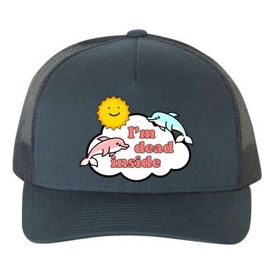 I'm Dead Inside Dolphins Yupoong Adult 5-Panel Trucker Hat