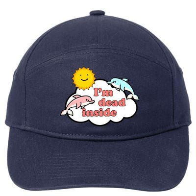 I'm Dead Inside Dolphins 7-Panel Snapback Hat