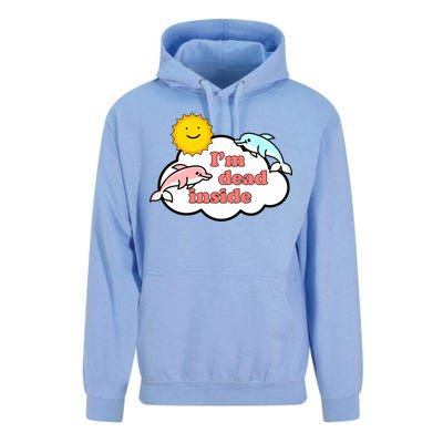 I'm Dead Inside Dolphins Unisex Surf Hoodie