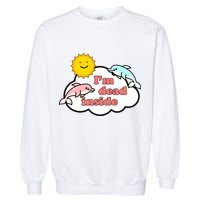 I'm Dead Inside Dolphins Garment-Dyed Sweatshirt