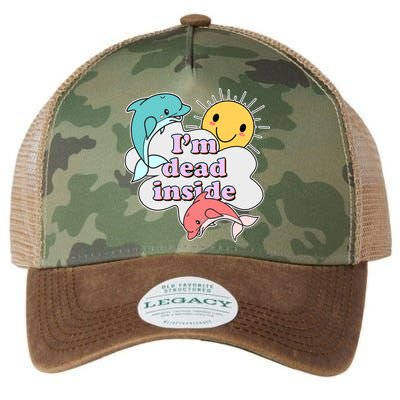 I'm Dead Inside Funny Legacy Tie Dye Trucker Hat