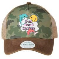 I'm Dead Inside Funny Legacy Tie Dye Trucker Hat